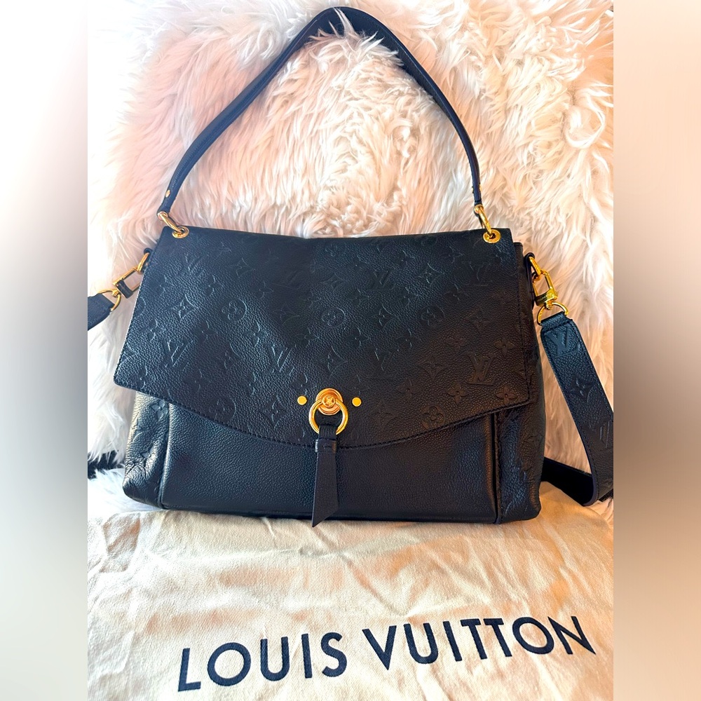 Brand New LOUIS VUITTON 💎 Blanche Handbag Monogram Empreinte Leather